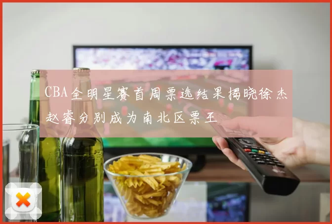 CBA全明星赛首周票选结果揭晓徐杰赵睿分别成为南北区票王